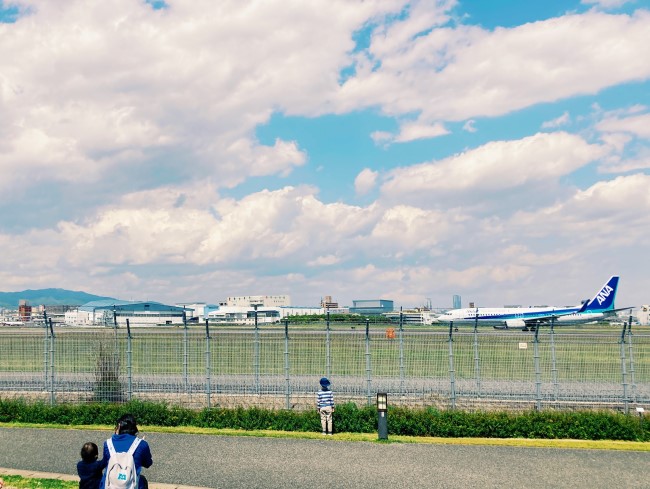 伊丹スカイパークの飛行機